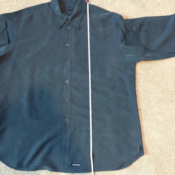 TED BAKER London Men's Size 6 Casual Shirt 60% Polynosic/40% Polyester Button - Picture 6 of 11